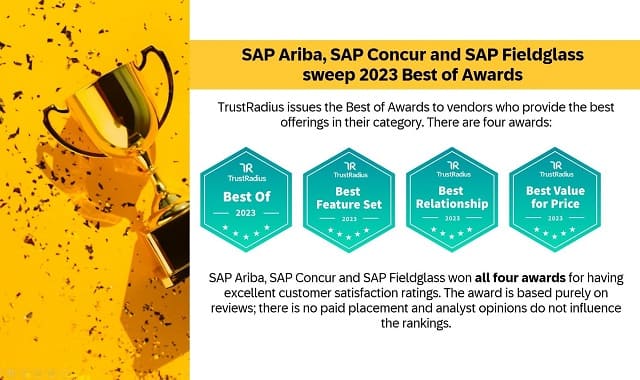 awards TrustRadius SAP Ariba