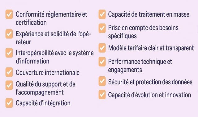 critères choix PDP facture électronique invoice P2P