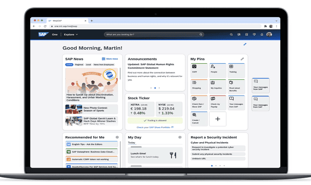 capture écran SAP Ariba Intake Management
